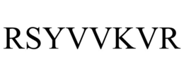 RSYVVKVR trademark