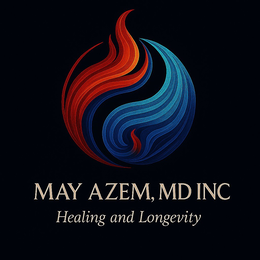MAY AZEM, MD INC HEALING AND LONGEVITY trademark