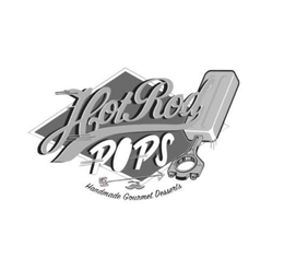 HOT ROD POPS HANDMADE GOURMET DESSERTS trademark