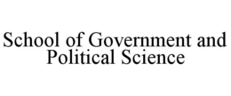 SCHOOL OF GOVERNMENT AND POLITICAL SCIENCE trademark