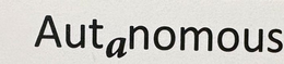 AUTANOMOUS trademark