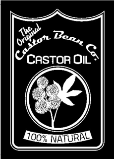 THE ORIGINAL CASTOR BEAN CO. CASTOR OIL 100% NATURAL trademark