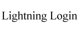 LIGHTNING LOGIN trademark