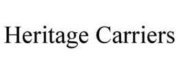 HERITAGE CARRIERS trademark