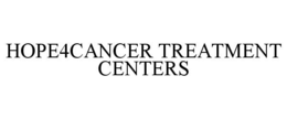 HOPE4CANCER TREATMENT CENTERS trademark