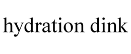 HYDRATION DINK trademark