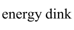 ENERGY DINK trademark