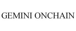 GEMINI ONCHAIN trademark
