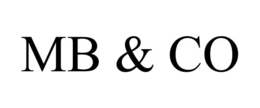 MB & CO trademark