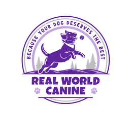 REAL WORLD CANINE BECAUSE YOUR DOG DESERVES THE BEST trademark