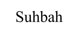 SUHBAH trademark