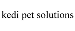 KEDI PET SOLUTIONS trademark