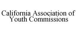 CALIFORNIA ASSOCIATION OF YOUTH COMMISSIONS trademark