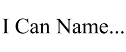 I CAN NAME... trademark