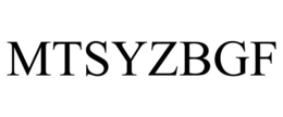 MTSYZBGF trademark