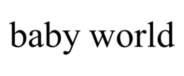BABY WORLD trademark