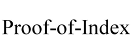 PROOF-OF-INDEX trademark