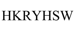 HKRYHSW trademark