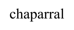 CHAPARRAL trademark