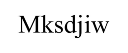 MKSDJIW trademark