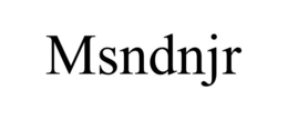 MSNDNJR trademark