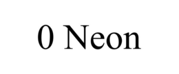 0 NEON trademark