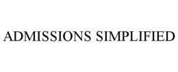 ADMISSIONS SIMPLIFIED trademark