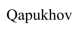 QAPUKHOV trademark