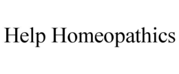 HELP HOMEOPATHICS trademark