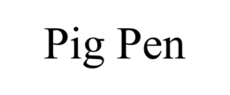 PIG PEN trademark