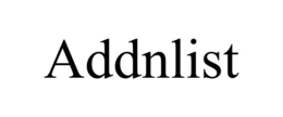 ADDNLIST trademark