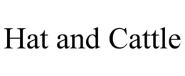 HAT AND CATTLE trademark