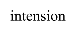 INTENSION trademark