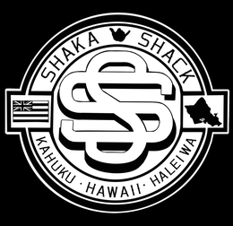 SS SHAKA SHACK KAHUKU • HAWAII • HALEIWA trademark