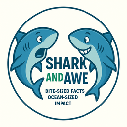 SHARK AND AWE BITE-SIZED FACTS, OCEAN-SIZED IMPACT trademark
