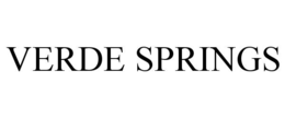VERDE SPRINGS trademark