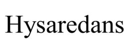 HYSAREDANS trademark