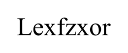 LEXFZXOR trademark