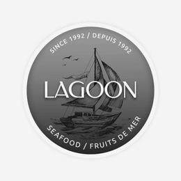 SINCE 1992 I DEPUIS 1992 LAGOON SEAFOOD / FRUITS DE MER trademark