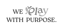 WE PLAY WITH PURPOSE. trademark