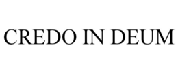 CREDO IN DEUM trademark