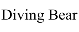DIVING BEAR trademark