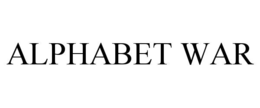 ALPHABET WAR trademark