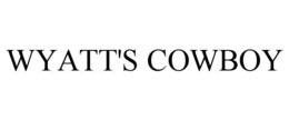 WYATT'S COWBOY trademark