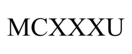 MCXXXU trademark