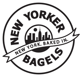 NEW YORKER BAGELS  NEW YORK. BAKED IN. trademark
