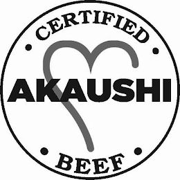 ∙ CERTIFIED ∙ AKAUSHI ∙ BEEF ∙ trademark