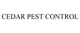CEDAR PEST CONTROL trademark