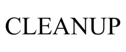 CLEANUP trademark