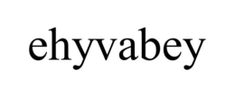 EHYVABEY trademark